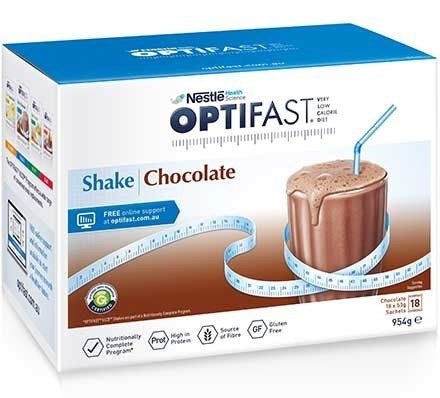 Optifast VLCD Milkshake Chocolate 18 x 53g Sachets