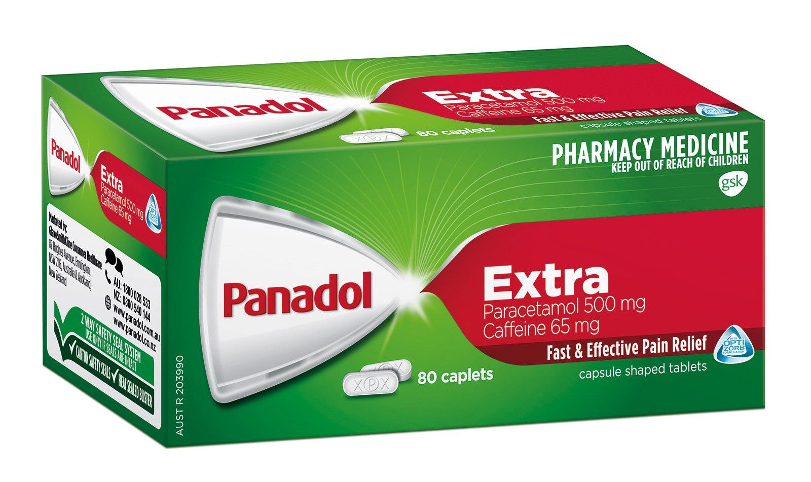 Panadol Extra Caplets 80