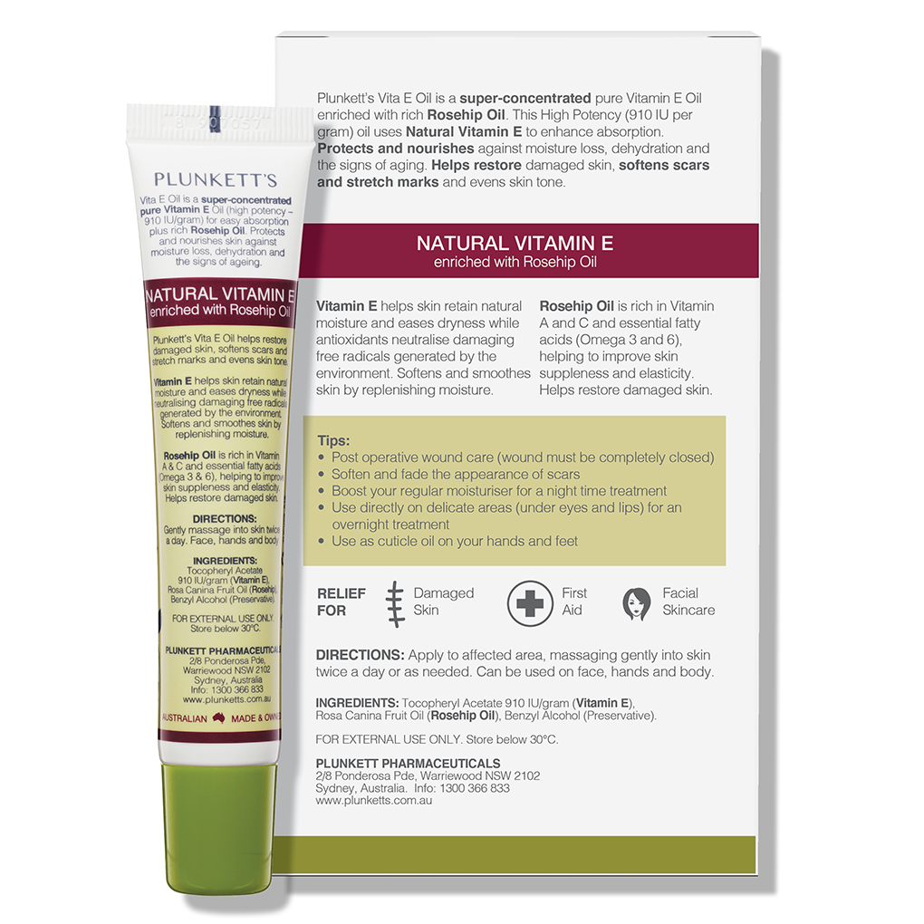 Plunkett's Vita E Pure Vitamin E Oil 25ml