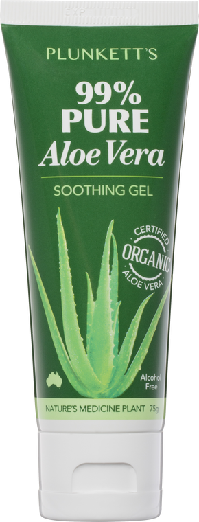 Plunkett's 99% Pure Aloe Vera Soothing Gel 75g