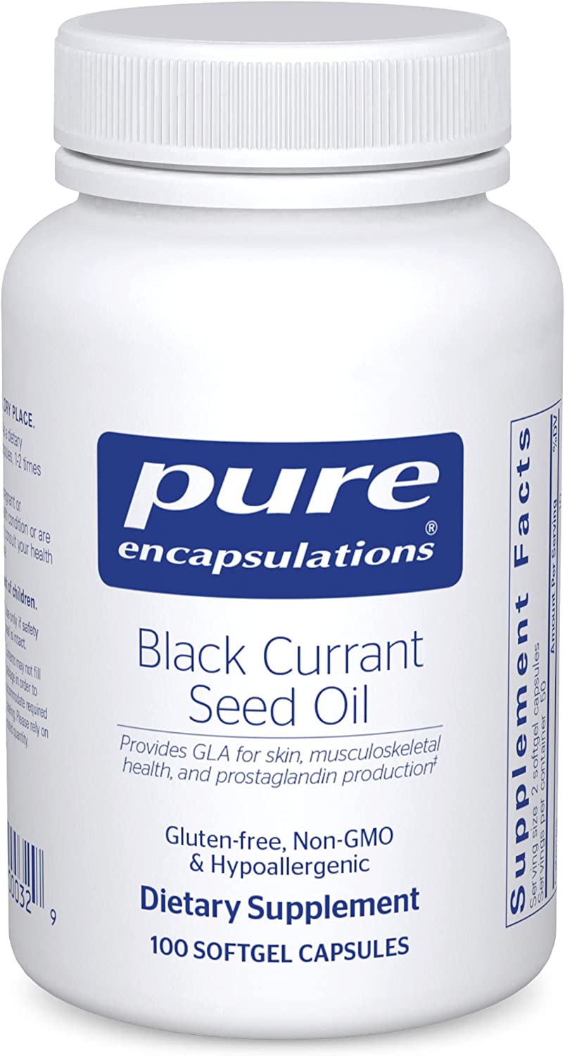 Pure Encapsulations Black Currant Seed Oil Capsules 100