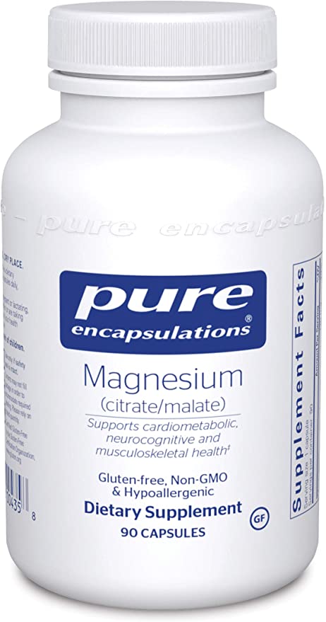 Pure Encapsulations Magnesium (Citrate/Malate) Capsules 90