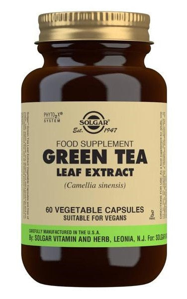 Solgar Green Tea Leaf Extract Capsules 60