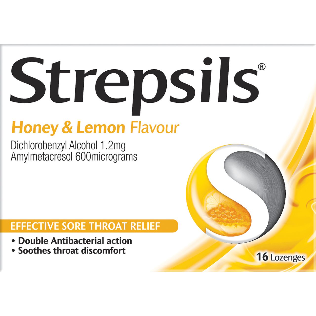 Strepsils Honey and Lemon Flavour Lozenges