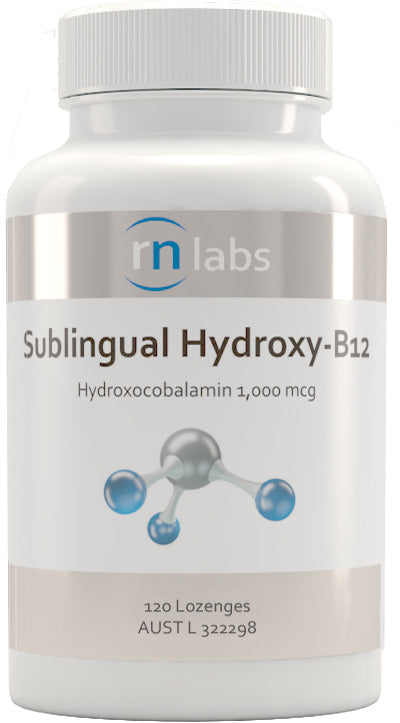 rn labs Sublingual Hydroxy-B12 Lozenges 120