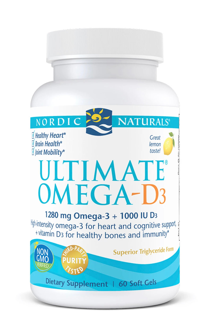Nordic Naturals Ultimate Omega D3 Soft Gels