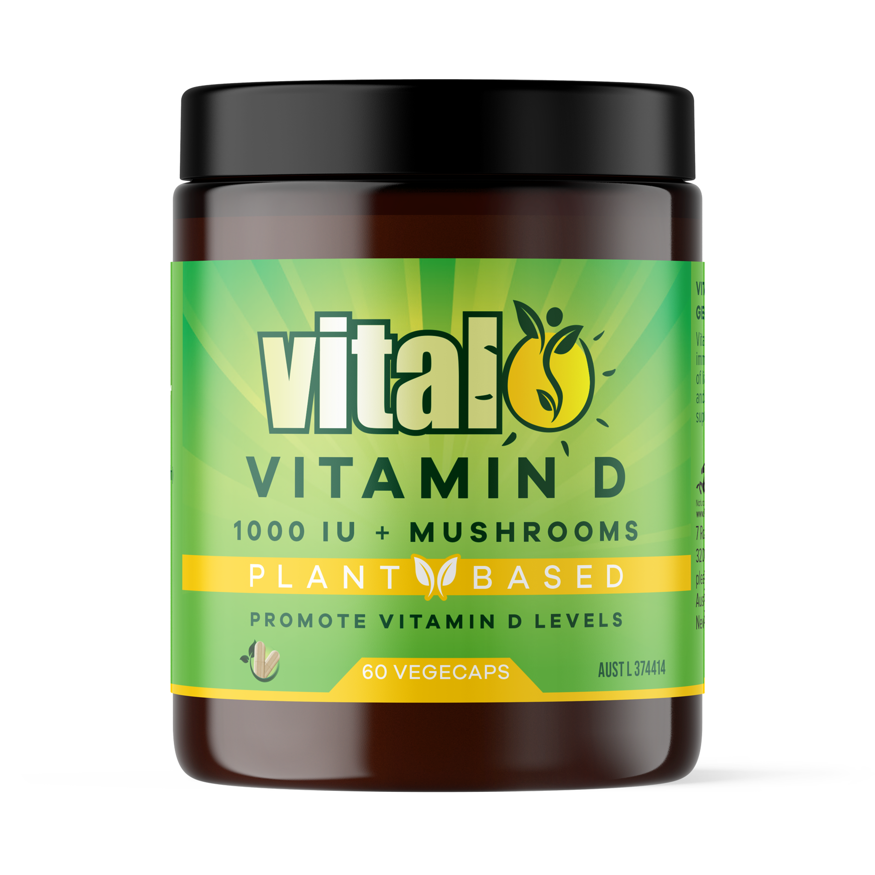 Vital Vitamin D VegeCapsules 60
