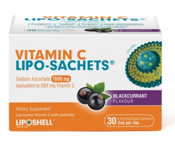 Vitamin C Lipo Sachets Blackcurrant