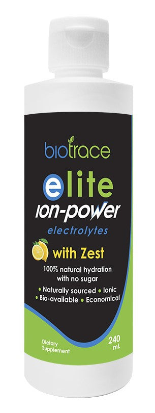 BioTrace Elite Ion-Power Electrolytes with Zest Liquid 240ml