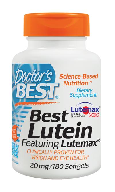 Doctor's Best Lutein Featuring Lutemax 2020 Softgels