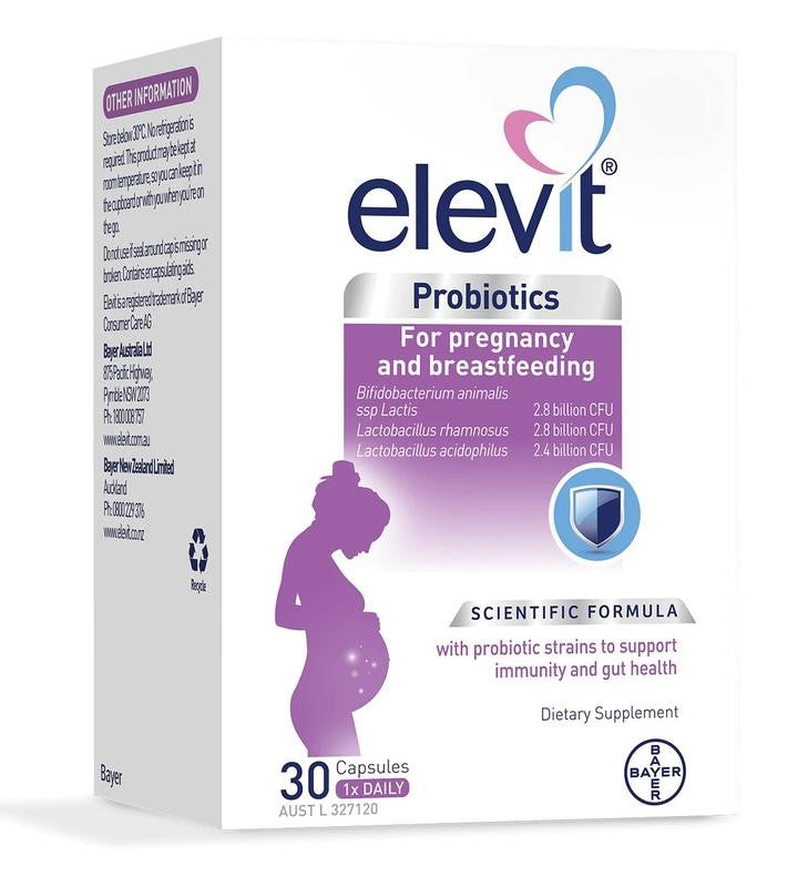 Elevit Probiotics for Pregnancy and Breastfeeding Capsules 30
