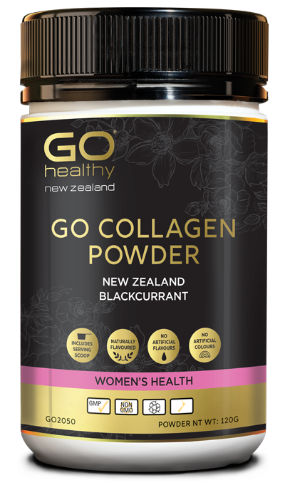 Go Healthy Collagen Powder NZ Blackcurrant 120g