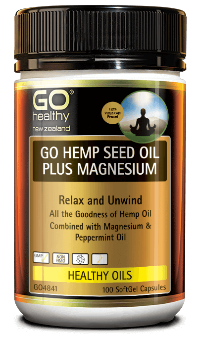 Go Hemp Seed Oil Plus Magnesium Softgel Capsules 100