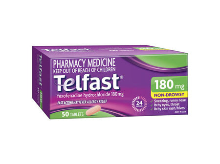 Telfast 180mg Tablets 50