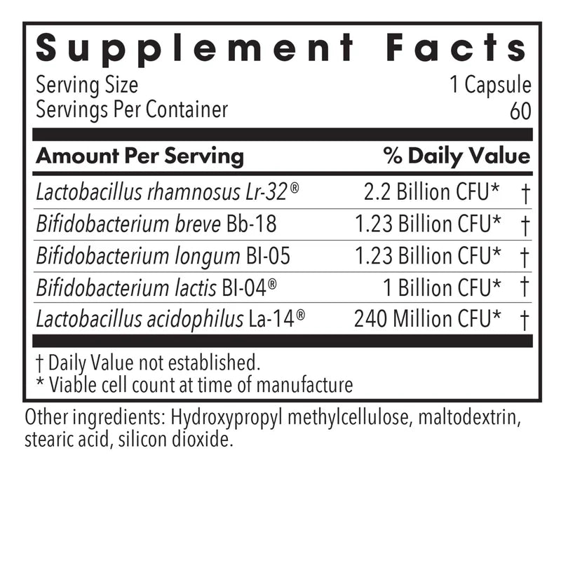 Allergy Research Group BifidoBiotics Ingredients