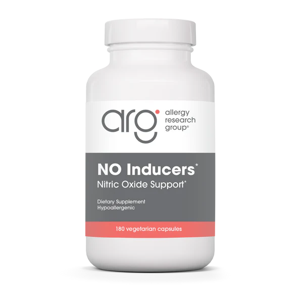 Allergy Research Group NO Inducers Nitric Oxide Support Vegetarian Capsules 180
