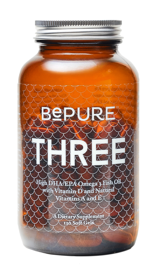 BePure Three Fish Oil Capsules 120