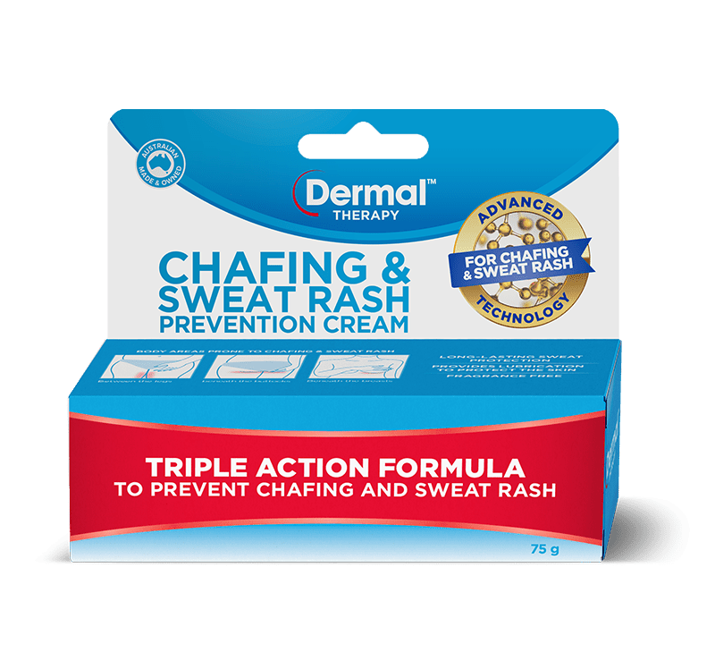 Dermal Therapy Chafing & Sweat Rash Prevention Cream 75g