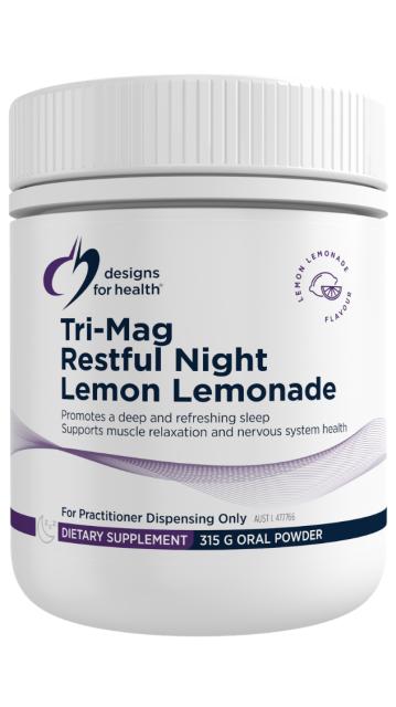 Designs for Health Tri-Mag Restful Night Lemon Lemonade 315g