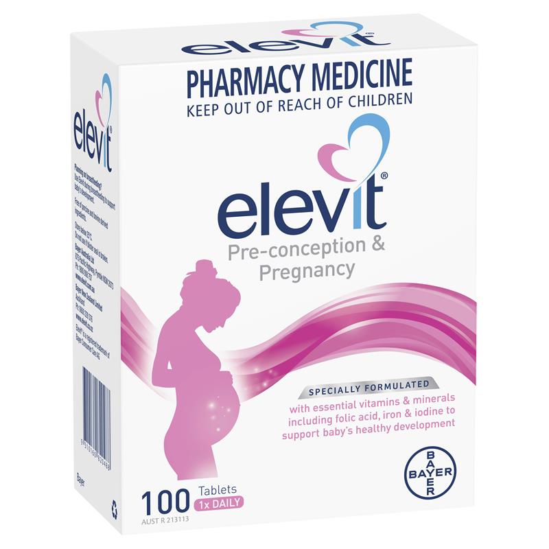 Elevit Pre-conception & Pregnancy Tablets 100