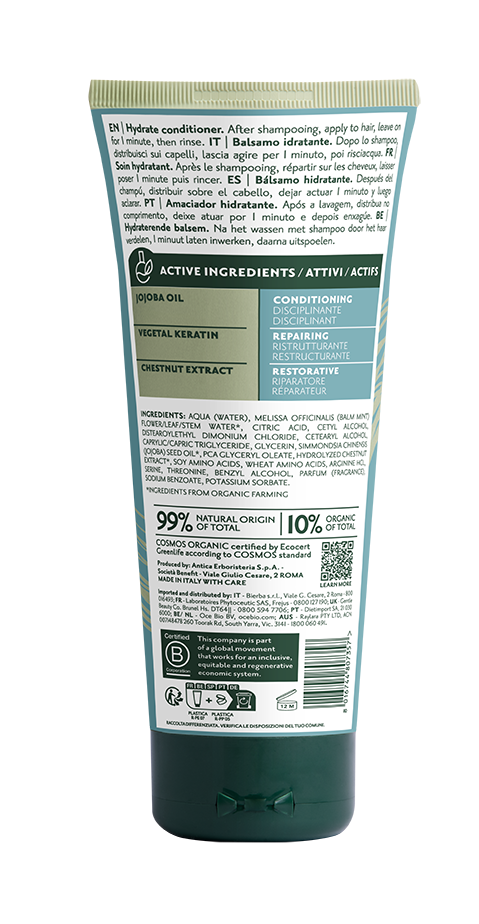 Herbatint Hydrate Conditioner Ingredients