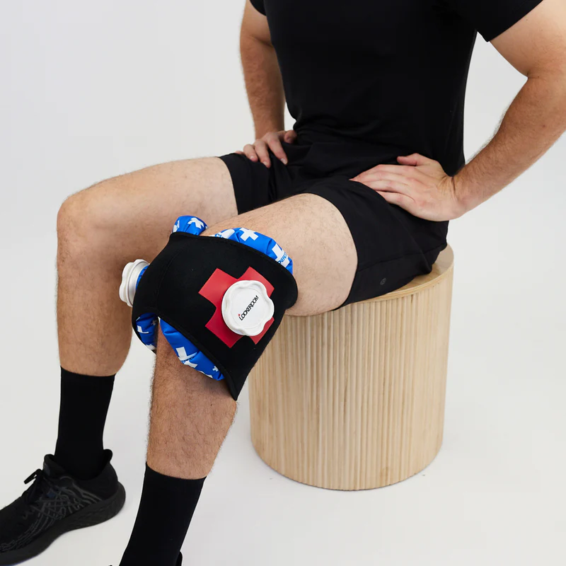 Lockeroom Ice Mate Pro Reusable Ice Bag with Compression Knee