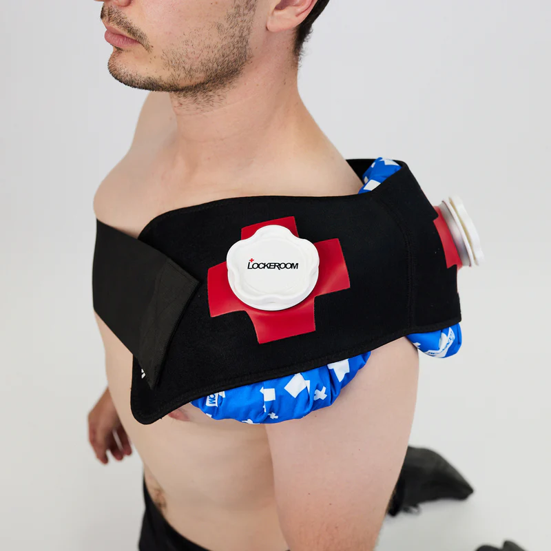 Lockeroom Ice Mate Pro Reusable Ice Bag with Compression Shoulder