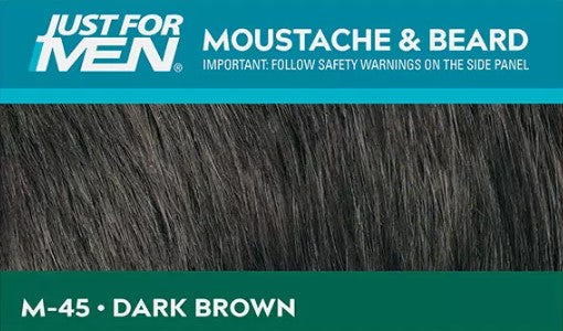 Just for Men Brush-In Colour Gel for Moustache & Beard - Dark Brown