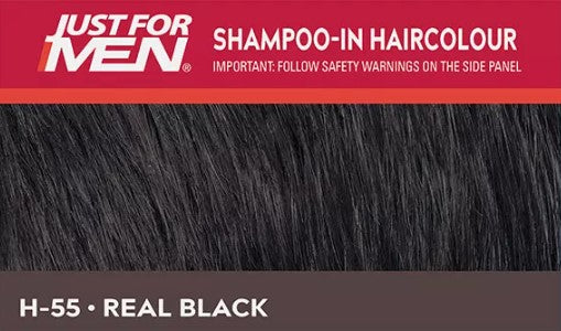 Just for Men Shampoo - In Haircolour - Natural Real Black - 1