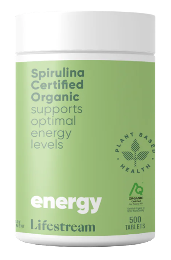 Lifestream Certified Organic Spirulina 500mg Tablets 500