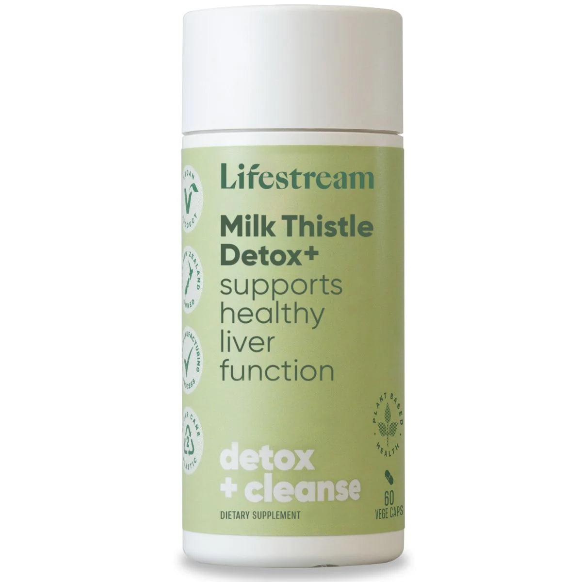Lifestream Milk Thistle Detox+ Vege Capsules 60