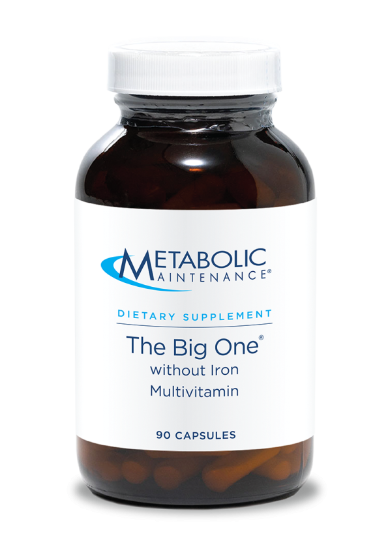 Metabolic Maintenance The Big One without Iron Multivitamin Capsules 90