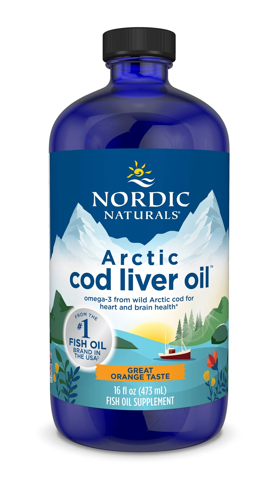 Nordic Naturals Arctic Cod Liver Oil - Orange 473ml