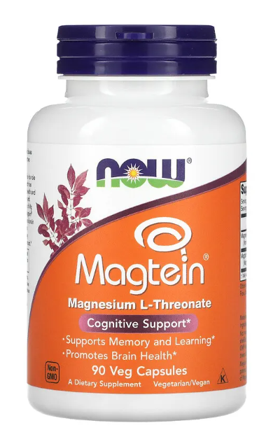 Now Magtein Magnesium L-Threonate Veg Capsules 90