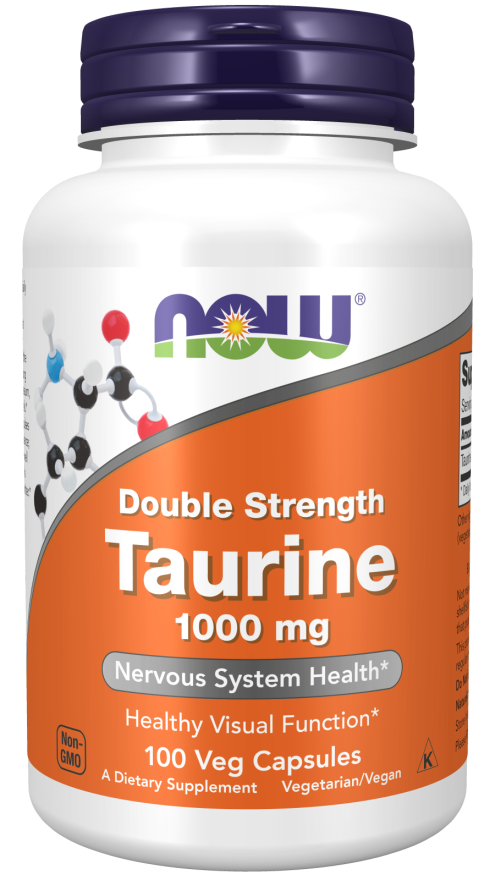 Now Foods Taurine 1000mg Veg Capsules 100