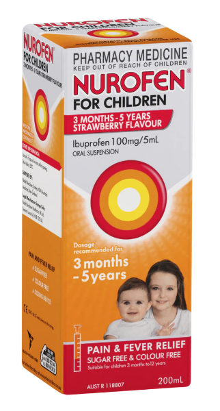 Nurofen for Children Strawberry 200ml - Limit of 1 per customer