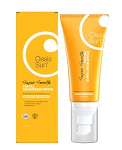 Oasis Sun Super Smooth Facial Sunscreen SPF30 50ml