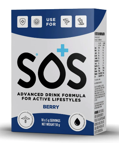 SOS Hydration Sachets Berry 10 x 5g
