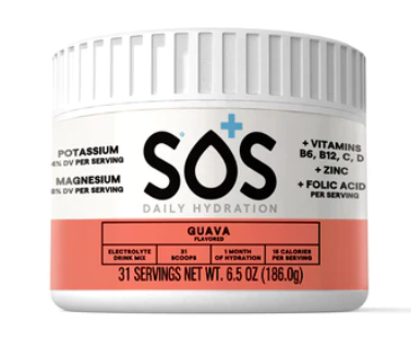 SOS Daily Hydration 31 Servings  Guava