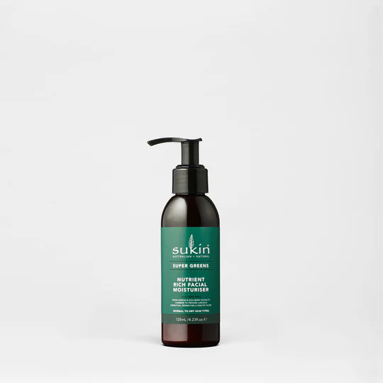Sukin Super Greens Nutrient Rich Facial Moisturiser 125mL