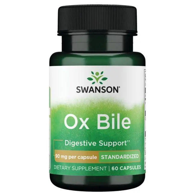 Swanson Ox Bile Digestive Support Capsules 60