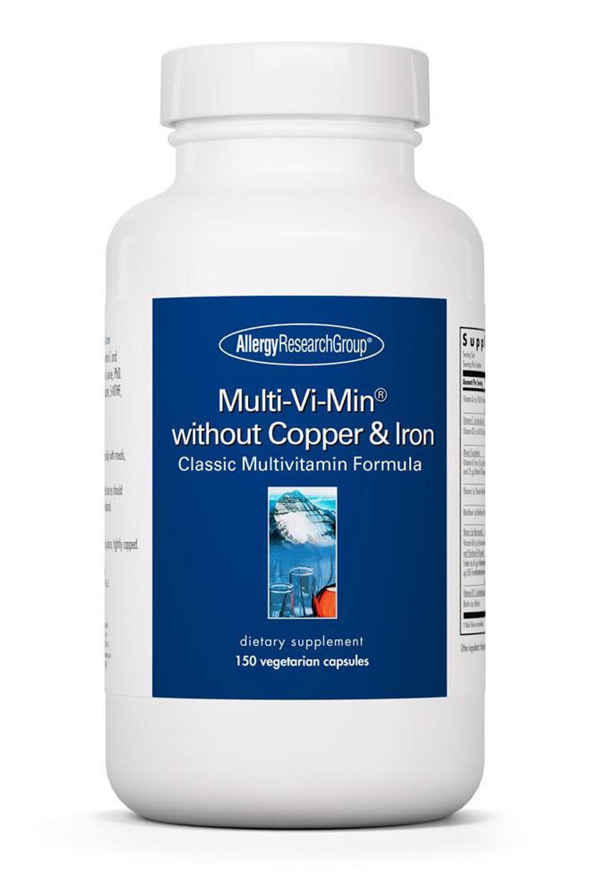 Allergy Research Group Multi-Vi-Min without Copper & Iron Vegetarian Capsules 150