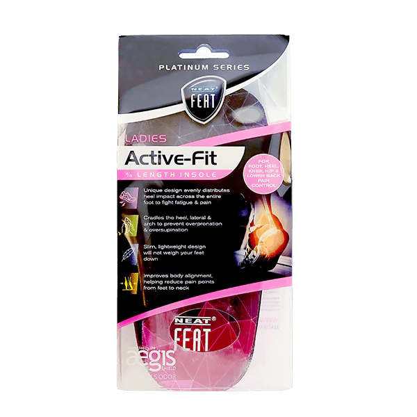 Neat Feat Ladies 3/4 Length Active Fit Insoles