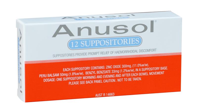 Anusol Suppositories 12