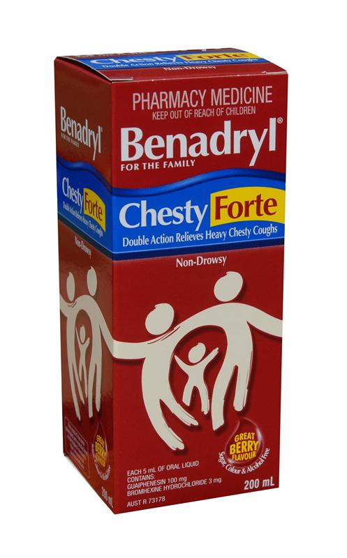 Benadryl Chesty Forte Cough Expectorant & Mucolytic 200ml