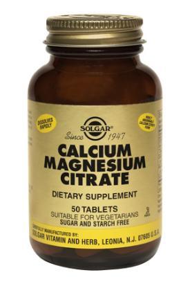 Solgar Calcium Magnesium Citrate Tablets 50