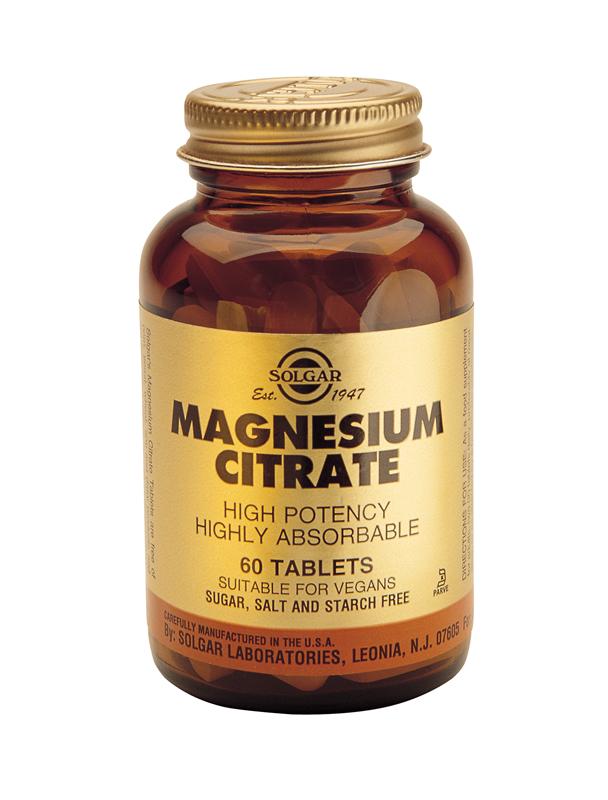 Solgar Magnesium Citrate Tablets 60