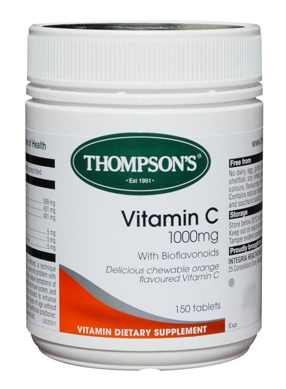Thompson's Vitamin C 1000mg Chewable Tablets 150