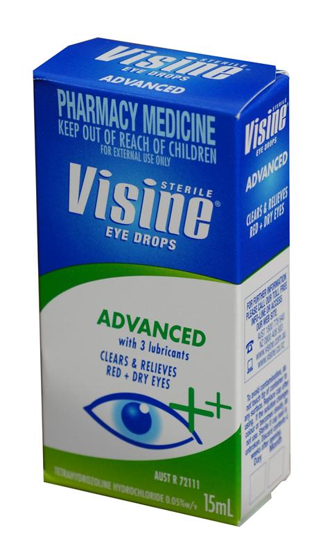 Visine Advanced Eye Relief Drops 15ml