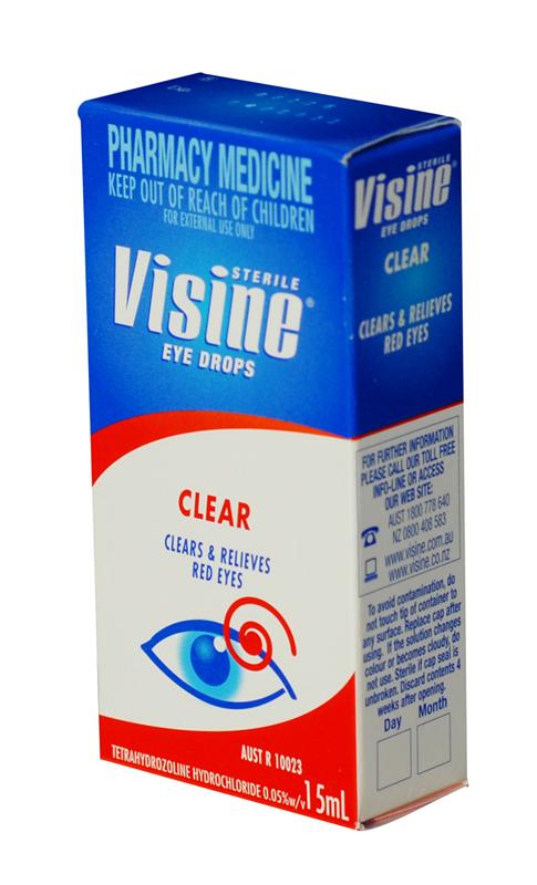 Visine Clear Eye Drops 15ml